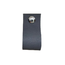 Charger l'image dans la galerie, poignee cuir boucle gris fonce M