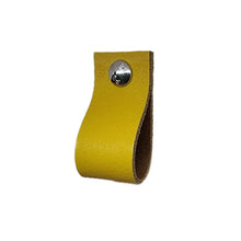Charger l'image dans la galerie, poignee cuir boucle jaune ocre M 1