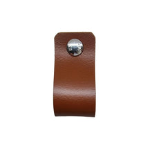 Charger l'image dans la galerie, poignee cuir boucle marron brillant 2a