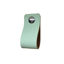 Charger l'image dans la galerie, poignee cuir boucle vert menthe M 1a